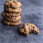 It's impossible to stop at just one of these almond butter chocolate chip cookies. simplegreensmoothies.com